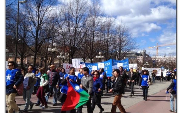 گزارش تصویری از تظاهرات باشکوه ۲۰ آوریل در استکهلم بخش دوم